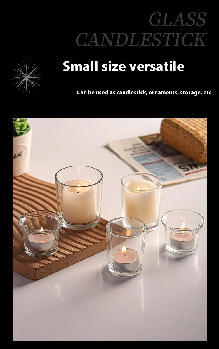 product wholesale glass candle jar supplier 200ml capacity empty candlestick holder embossed lid for home decoration for valentines day-2