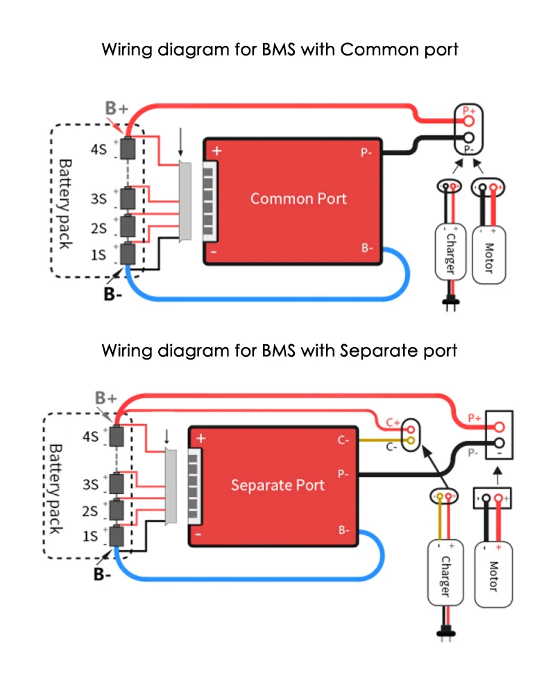 Bms 5s 50a схема подключения