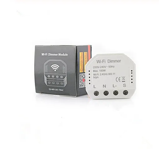 DIY Smart WiFi Light LED Dimmer Switch Smart Life/Tuya APP Remote Control 1/2 Way Switch,Works with Alexa Echo Google Home