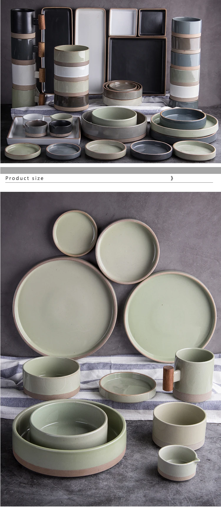 Personal Diner Plate Creative Plate Set Dinnerware Sets Porcelain Korean Style Bowl Mug Of 4