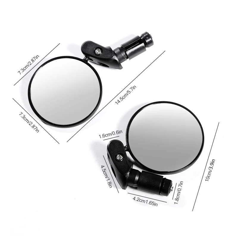 Superbsail MTB Bicycle Bike Rearview Mirror 360 Rotation Cycling Rear View MTB Road Bicycle Handlebar Mirrors Bike Accessories manufacture