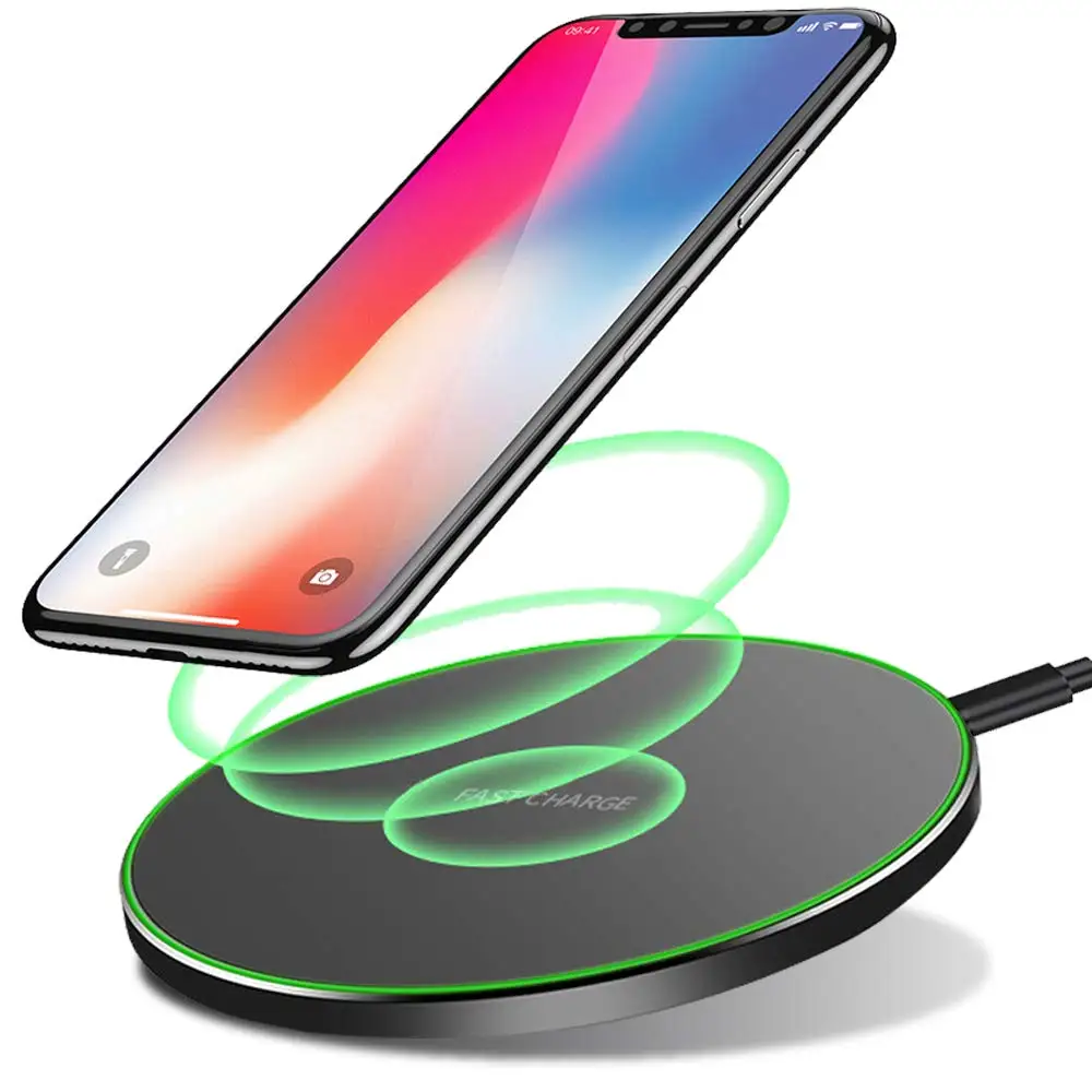 适用于三星galaxy s10 s20 s9 note 10 9 usb qi充电板的 10w快速无线