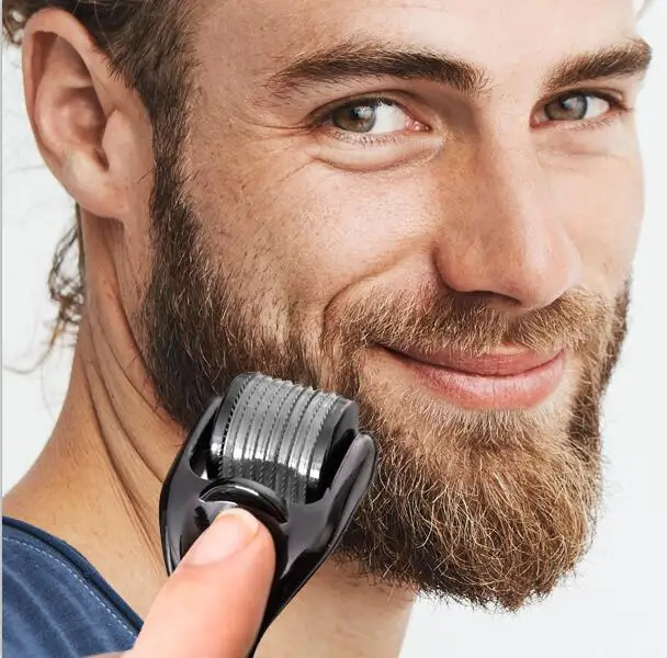 Beard Hair Growth Titanium Microneedle 0.5mm Derma Roller Beard Growth