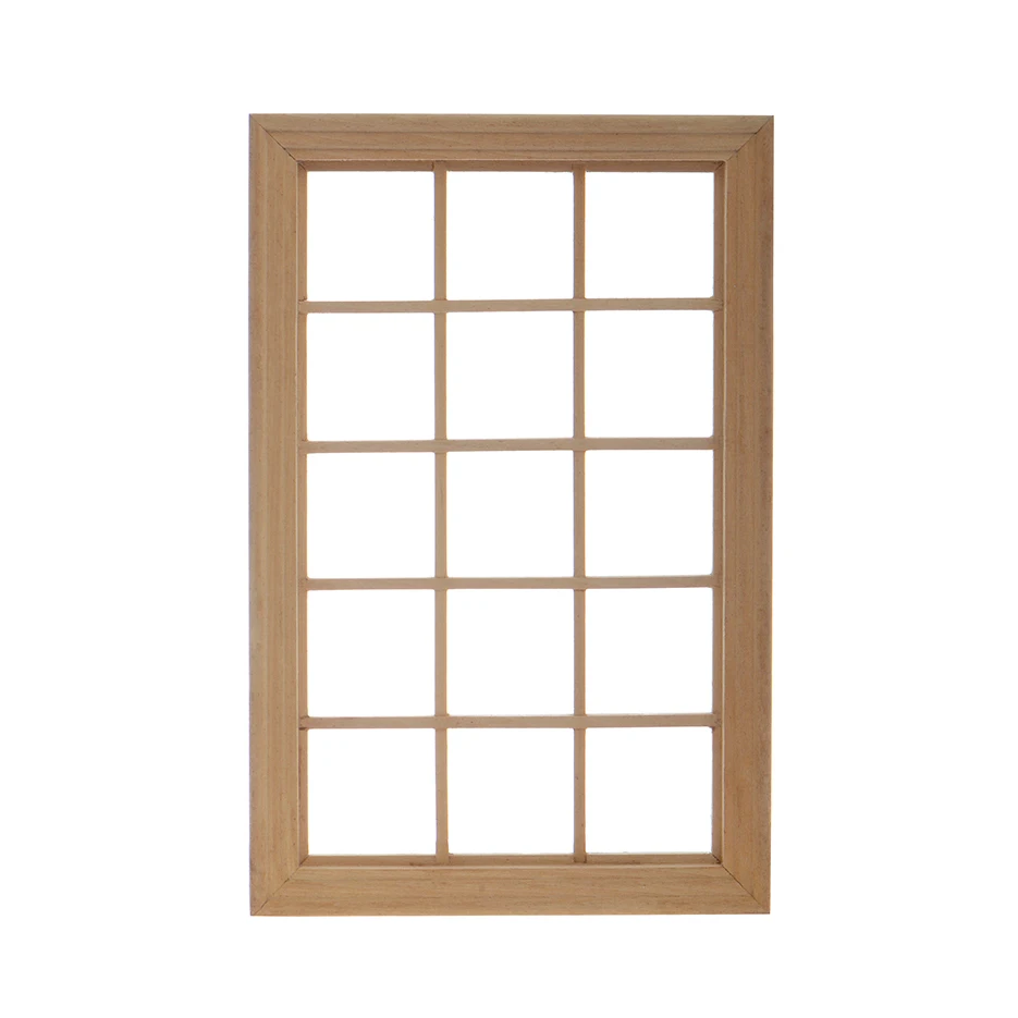 1/12 Scale Wooden Dolls House Miniature Windows Furniture Accessories