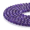 DIY Jewellery Stones And Beads B Grade Gemstones Strands Round Amethyst Crystal Beads Natural 8mm For Jewelry Making