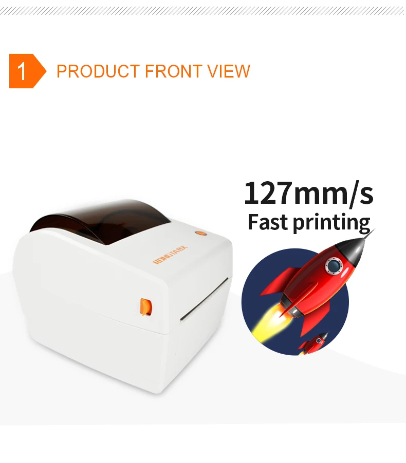 Factory Price Rongta Rp400 Barcode Thermal Transfer Label Printer Buy