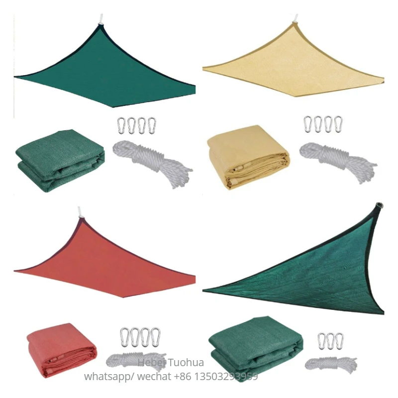 Waterproof Prevent Sunlight and Water Garden Swimming Pool Sun Shade Sail