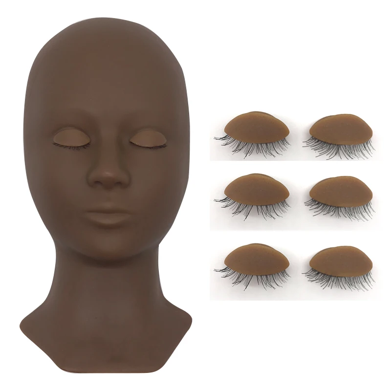 Realistic Mannequin Doll Training Head For Eye Lash Extensions And