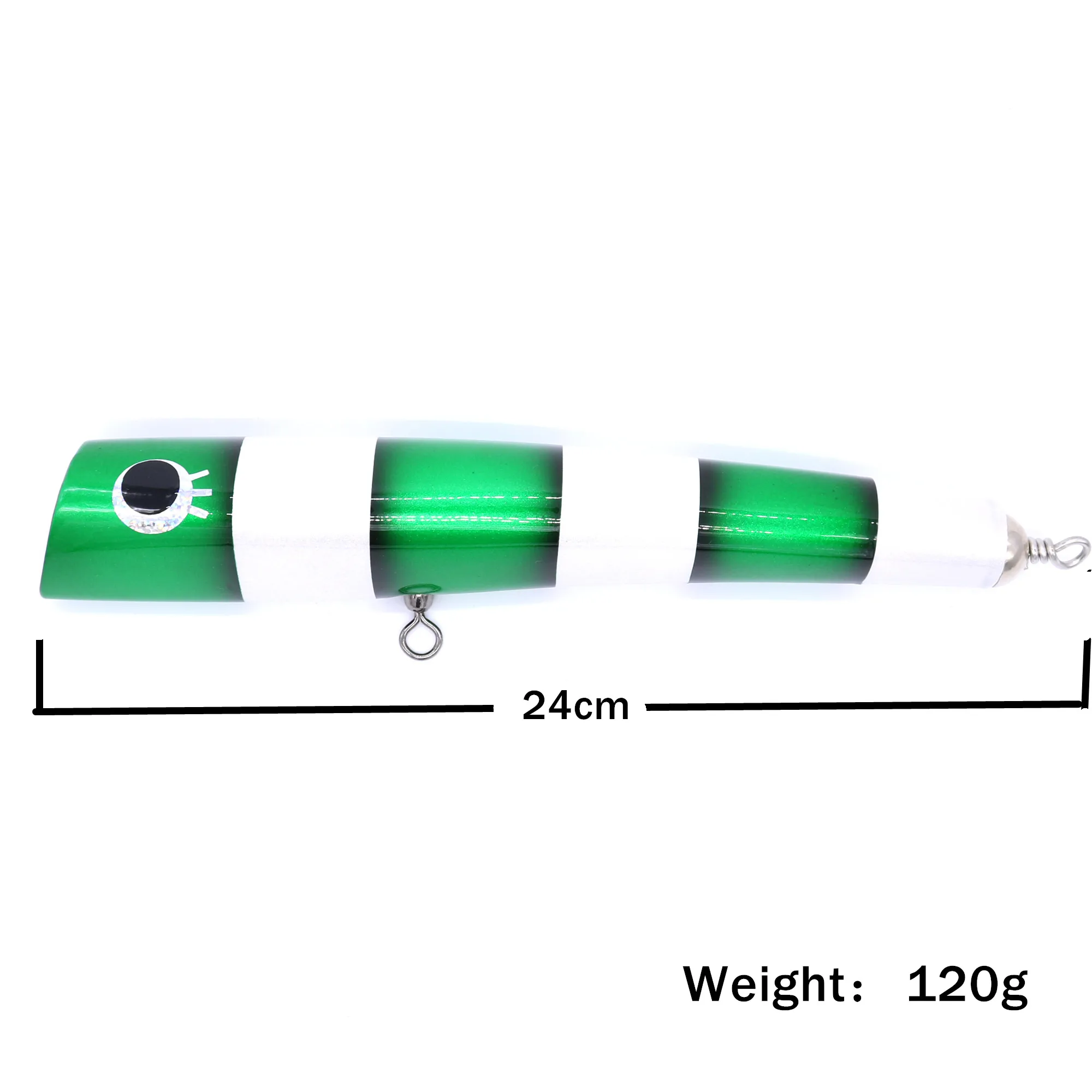 Wood Saltwater Lure 120g Wood Fishing Lure Top Water Trolling Pencil