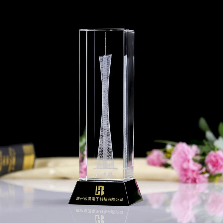 Customized Angel Theme Business Gift Small Nautical Style Employee Recognition Award K9 Crystal Laser Trophy Plaque details