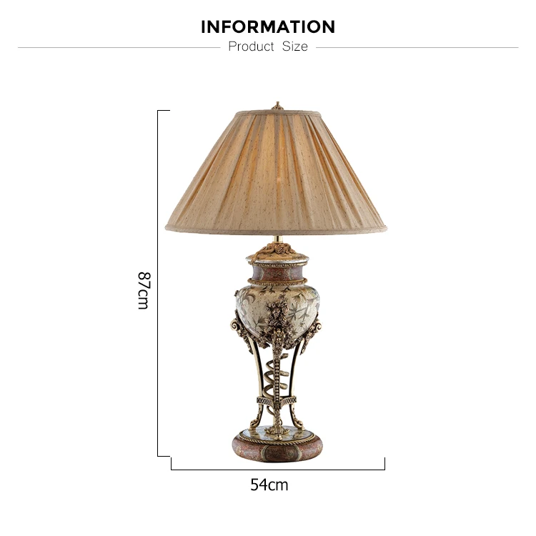 villa decoration table lamps design