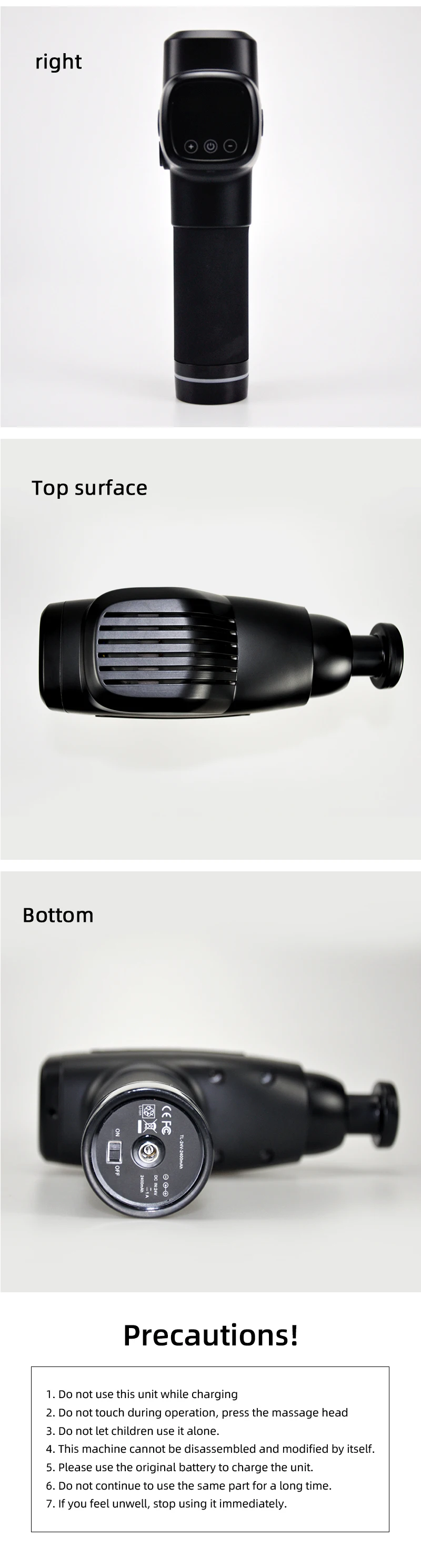 Amazon Hot Selling Professional Personal Portable Vibration Hand-Held LED Screen Deep Muscle massage gun