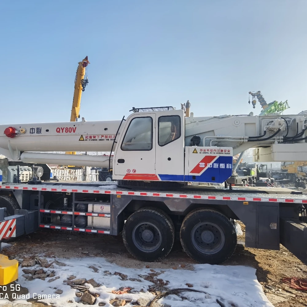 Zoomlion Liugong Mobile Crane Boom Truck Crane Qy80v 20t 25t 30t 50t 