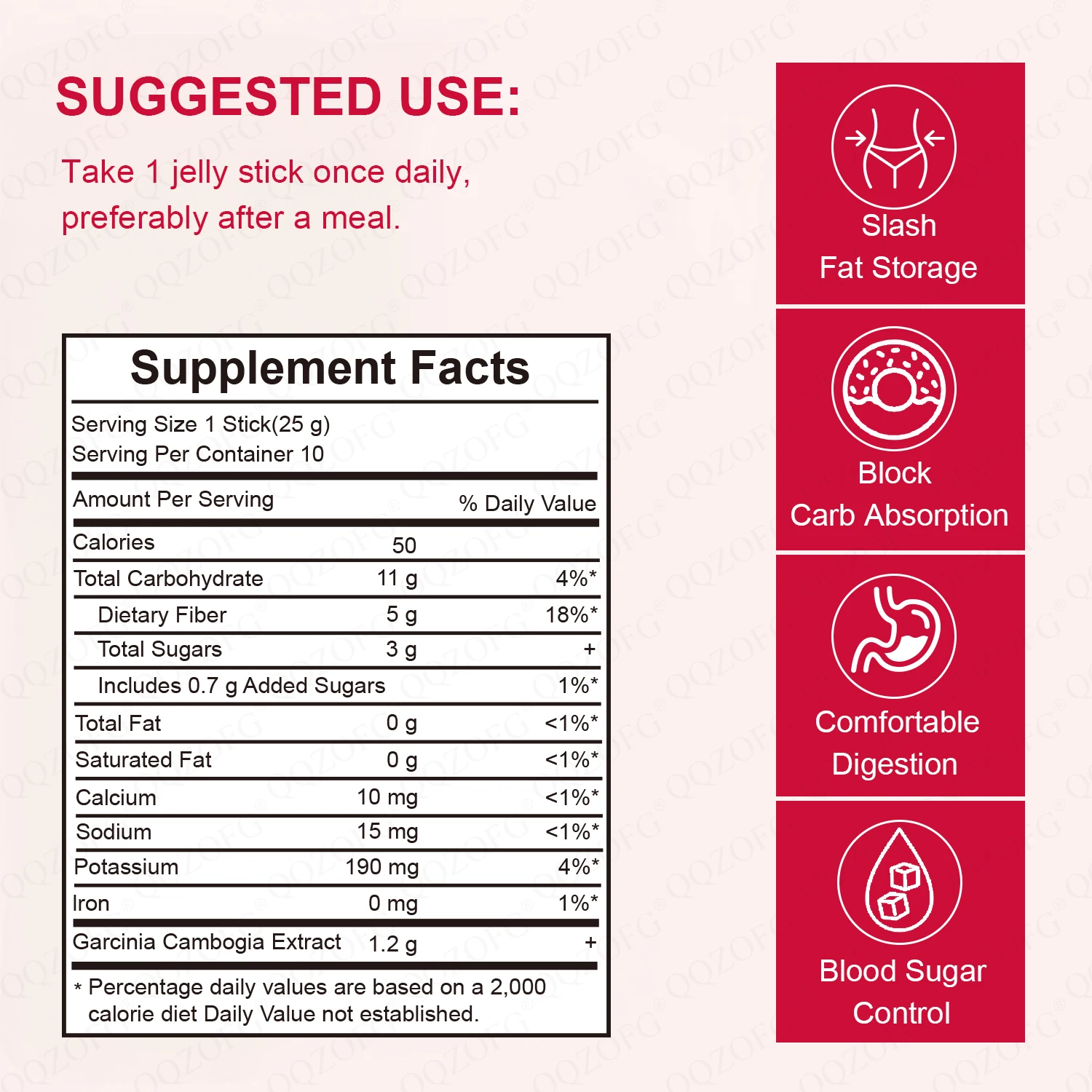 Factory Direct Advanced Skin Support Garcinia Cambogia Jelly Sticks ...