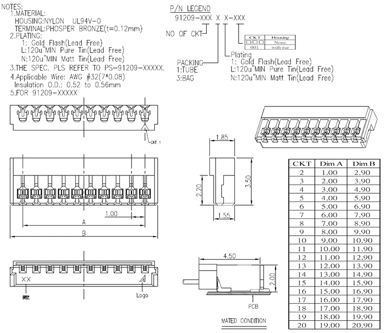 Custom Lvds Cable Led Backlight Wiring Harness With Aces 91209-01011 ...