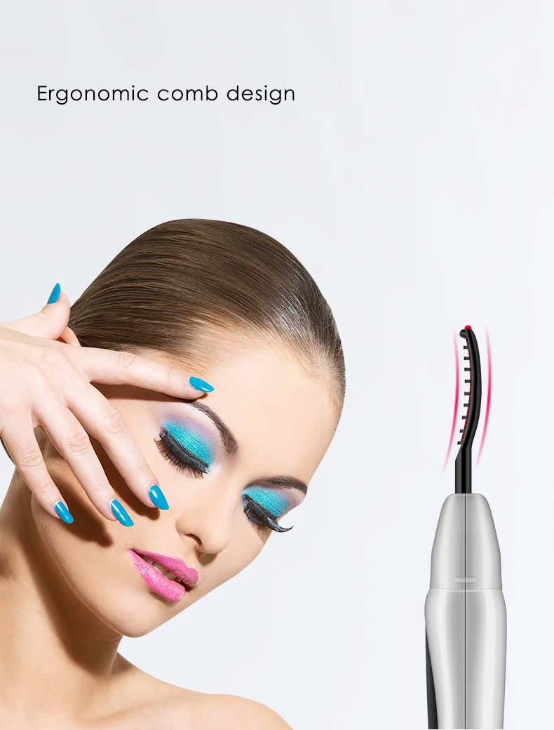 快速,无损伤二级可调温度和持久卷翘睫毛电睫毛器