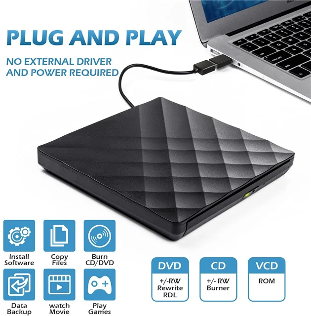 Laptop dvd player