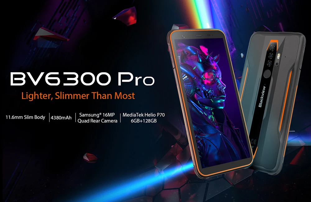 Global version mobile phone Blackview BV6300 pro 6GB+128GB 5.7