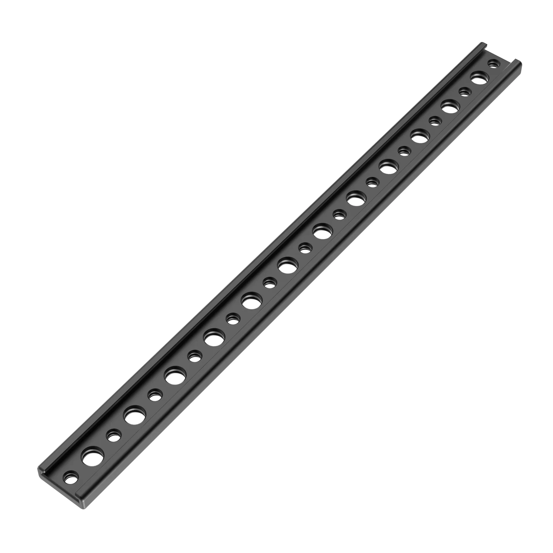 Universal Aluminum Camera Cage Rail W/ 1/4 3/8 Mounting Holes DSLR ...