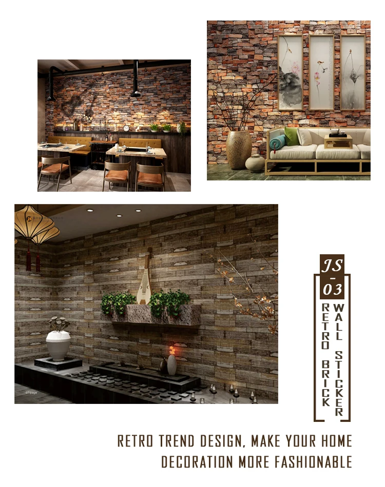 3 d wall bricks stickers 3d foam wallpaper papier peint wallpaper against water for bathrooms