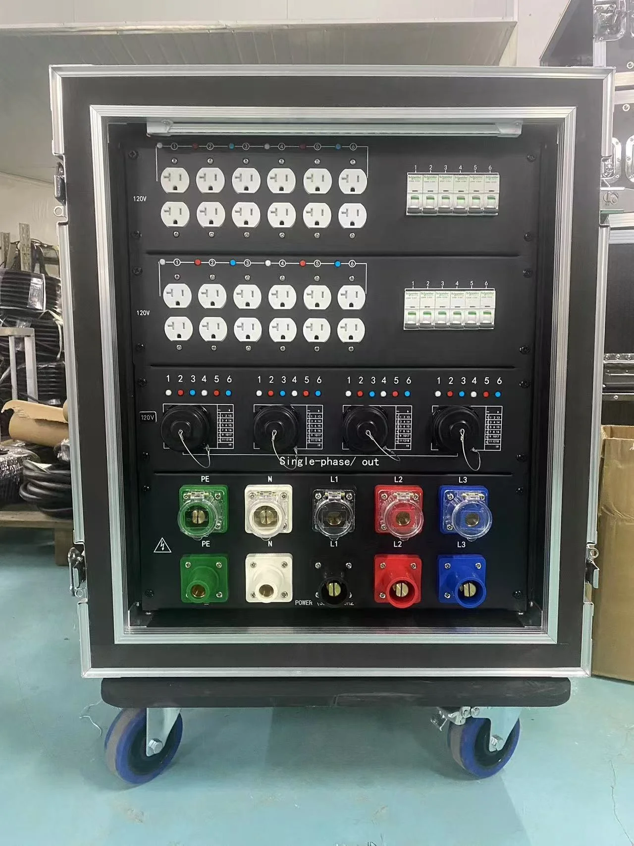 SX Socapex Outlets - 24 Channels Power Distro Box for Live Sound