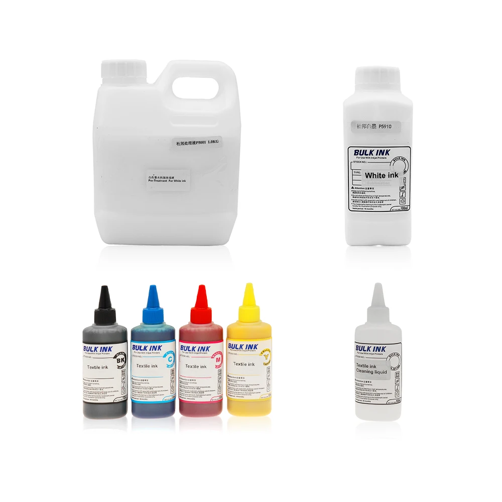 

White textile ink,1 Set, Cmykww