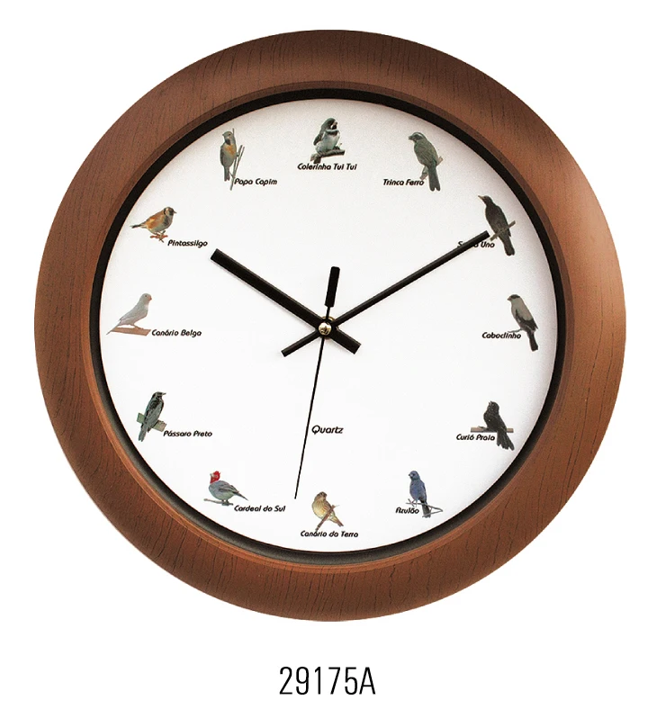 12 Kinds Of Bird Singing Wall Clock Every Hour Bird Sound Clock Buy