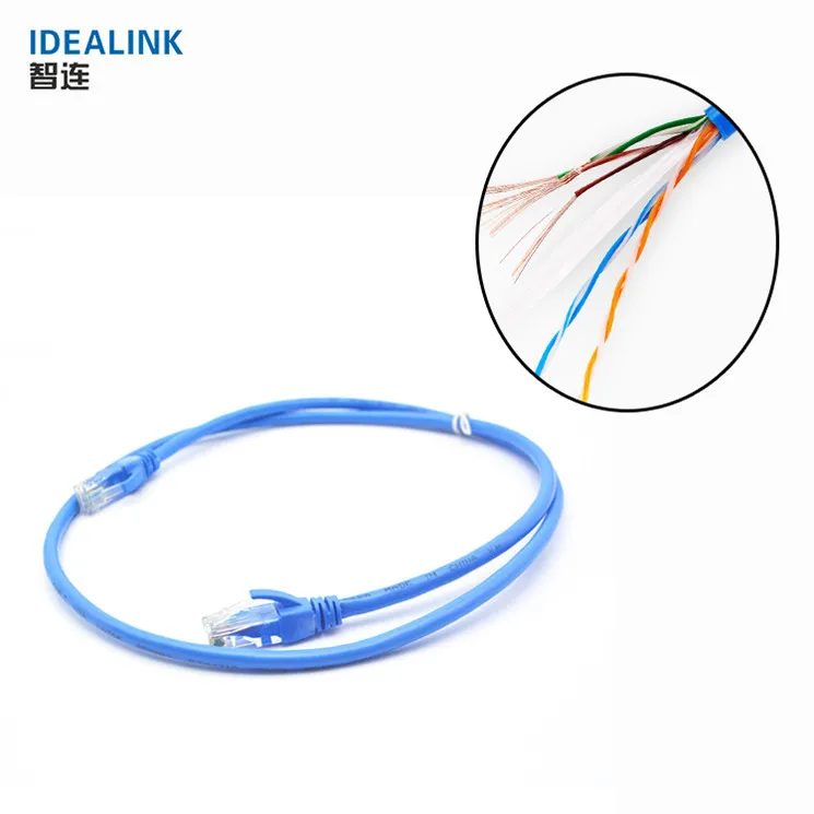 Low price small orders cat6 patch cord 4 pairs network cable cat6 utp patch cord 3m cat 6 patch cable for sale - ANKUX.COM