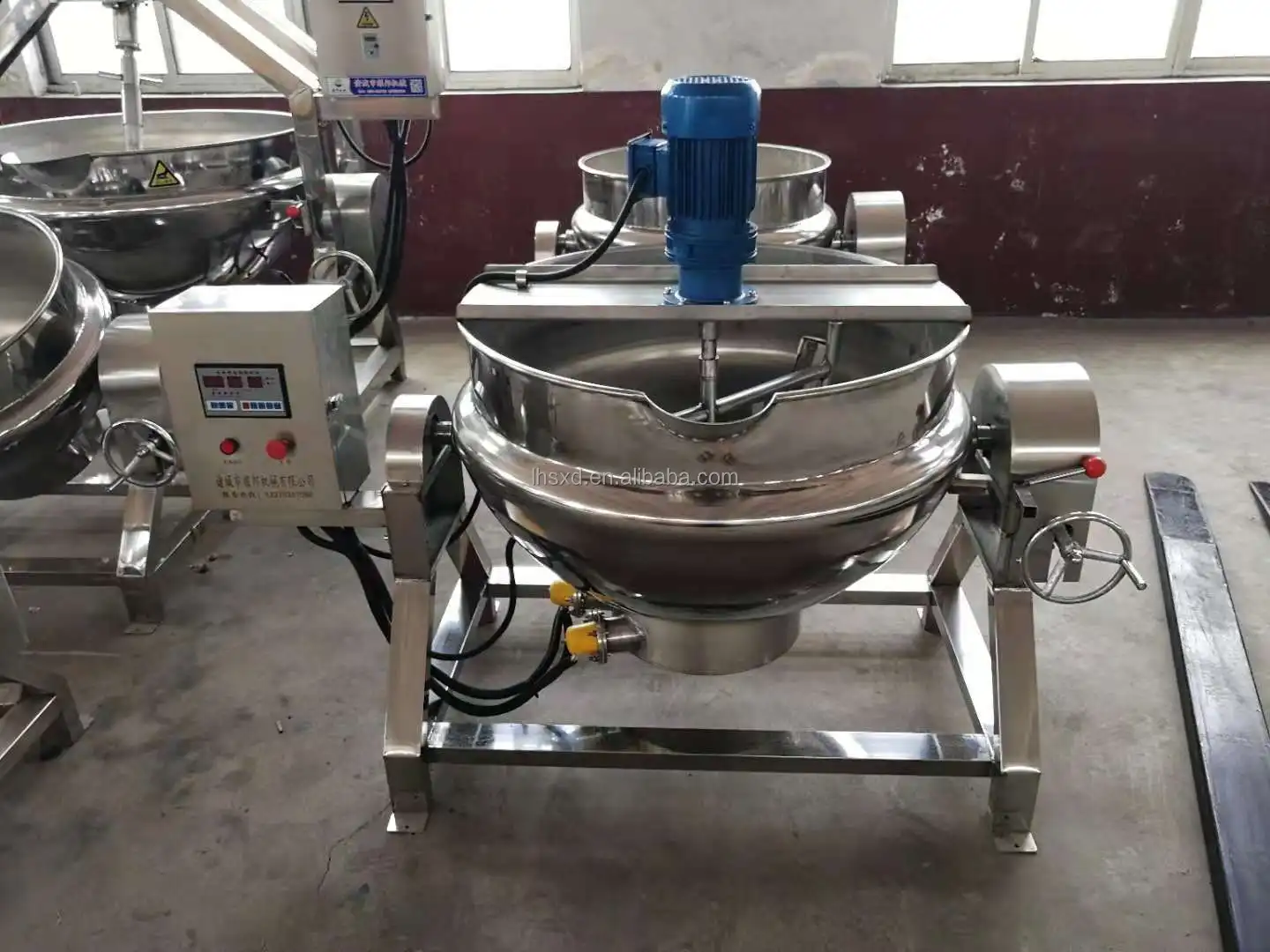 Sugar Mixing Machine Jacketed Kettle With Stirrer/granulated Candy