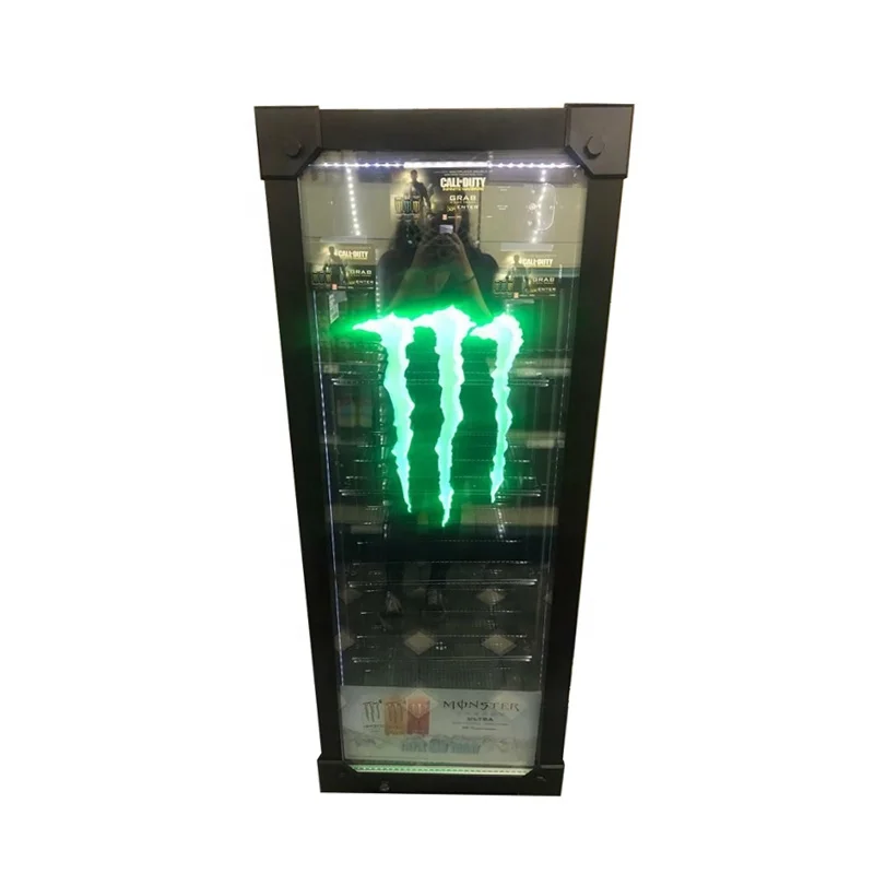 
China Export Commercial American Fridge Freezer LED Aluminium Glass Door 