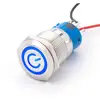 19mm IP67 Spet 5pin Metal Switch Button with Waterproof