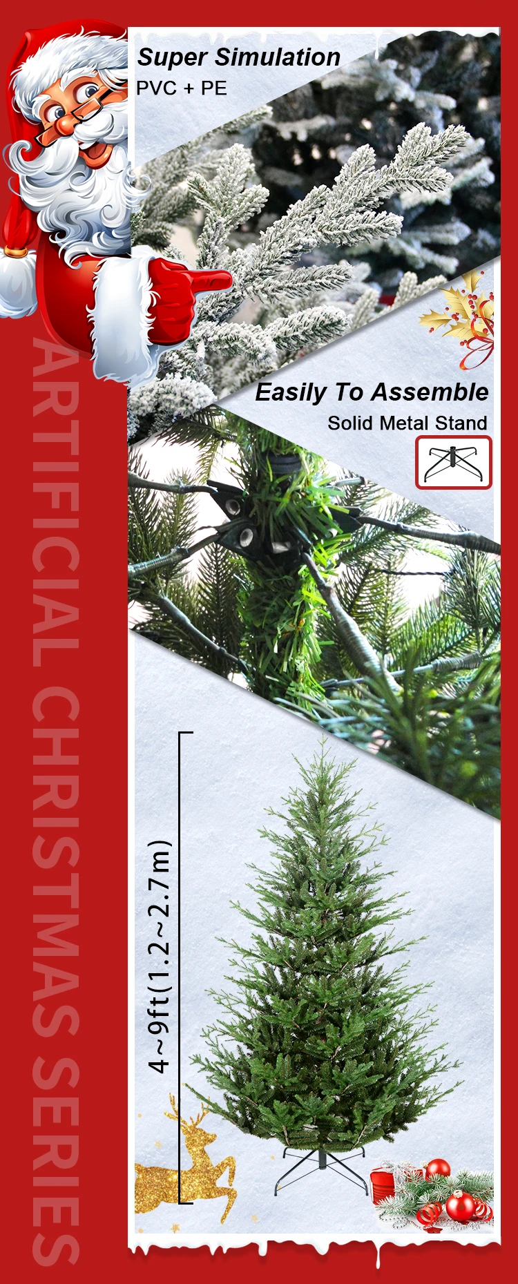 Exfactory Price Artificial Automatic Christmas Tree Buy Automatic