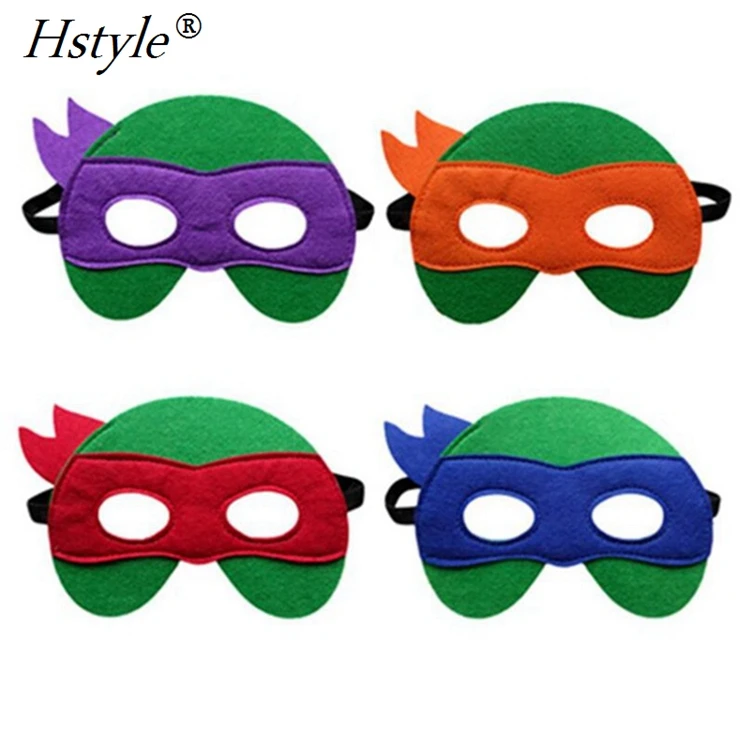 忍者乌龟面具毛毡玩具面具儿童生日礼物生日派对用品优惠 sd645