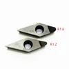 High abrasive Diamond cutting tool insert R1.2 R1.6 VCGT VBGT PCD indexable turning inserts for CNC aluminum hub wheel
