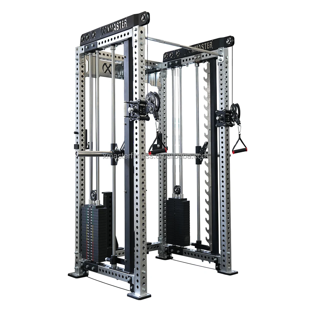 XMASTER Multi-Functional Fitness Equipment: Smart Power Rack for