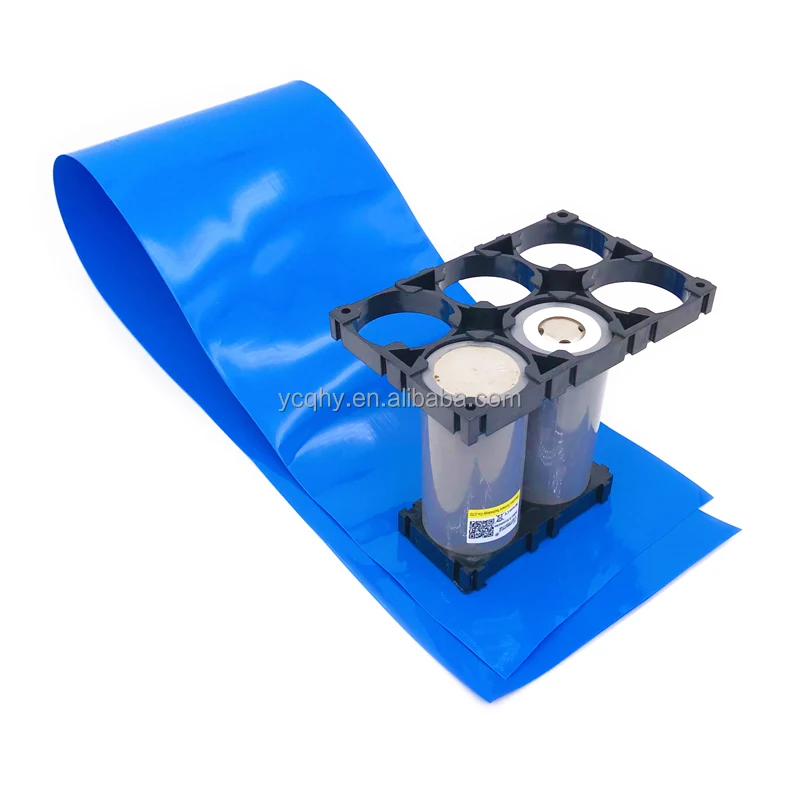 Battery Shrink Wrap Blue Pvc Heat Shrinkable Film Pvc Heat Shrink Tube