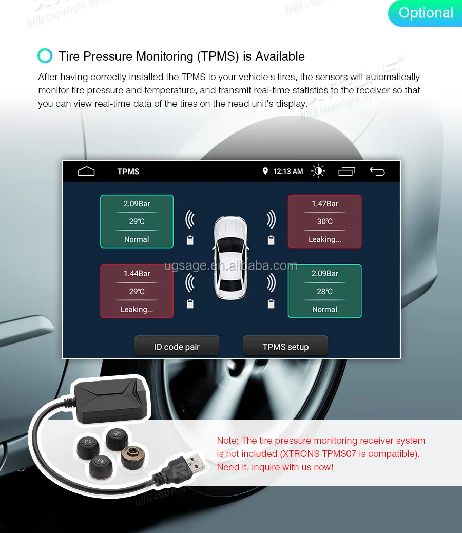 Xtrons 9" Android 1.0 Touch Screen Built In Dsp Car Radio With