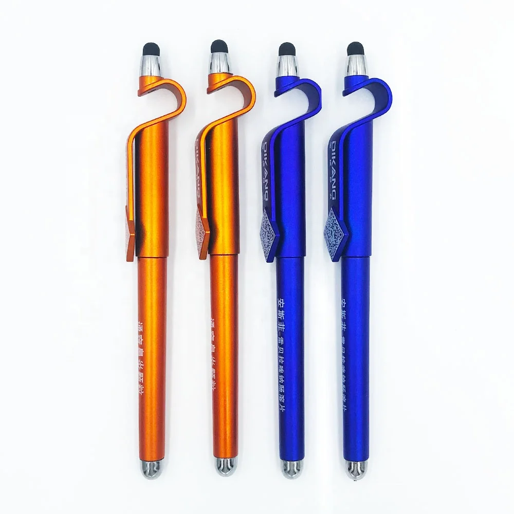 Advertising Stylus Pen Phone Holder Gel Pen Plastic Touch Screen Gel