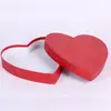wholesale handmade heart shape wedding rose flower boxes packaging gift rigid box