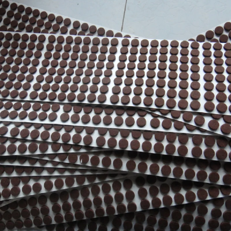 amazon hot selling product self adhesive furniture leg feet rug felt pads