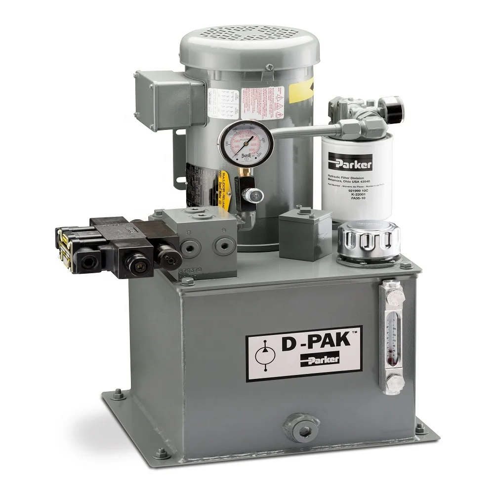 Custom Vpak Variable Displacement Hydraulic Power Units Parker