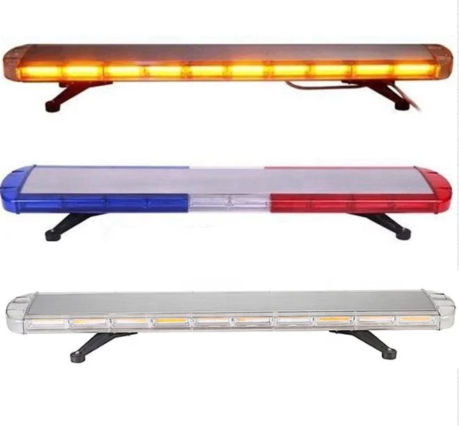 COB LED police lights for vehicle car amber flashing warning strobe light bar Recovery truck lightbar tow truck wrecker lightbar