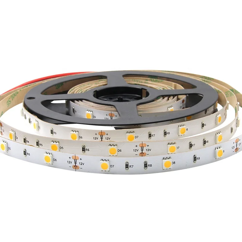 5M 12V 24v   decoration  home holiday lighting   led light strip white color  smd led 5050 strip lights