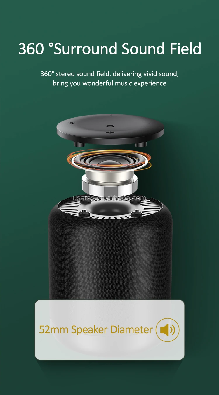 USAMS Outdoor retro portable mini small bluetooth Speaker wireless - ANKUX.COM