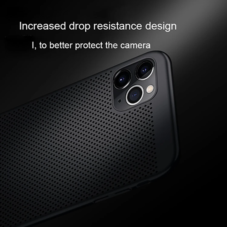 OTAO Heat Dissipation Telefon Phone Case For iPhone 11 Pro Max X XS XR 7 8 6s Plus Ultra Thin PC Matte Mobile Phone Shell Cover