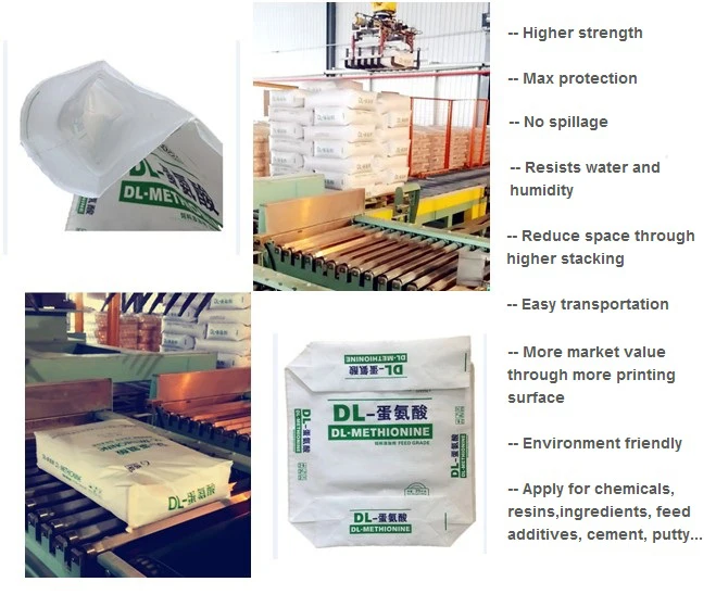 10-50kg bag ppc opc cement packing bags valve cement bags
