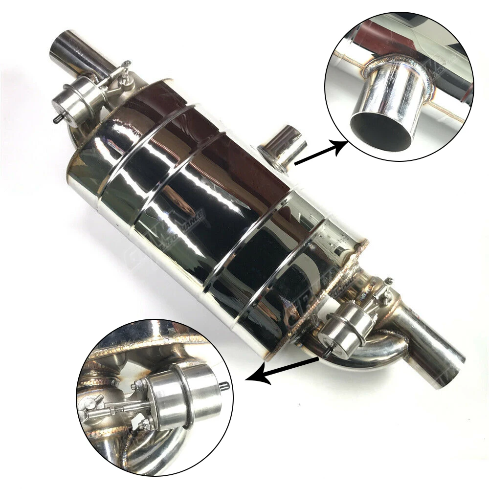 Grwa Custom Remote Control Electric Exhaust Cutout With Muffler Buy Exhaust Muffler Valve