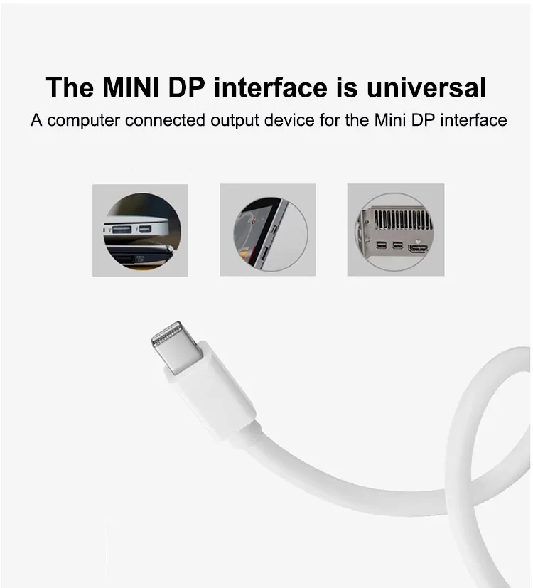 SIPU Mini DP to HD-MI Cable Gold Plated Mini Display Port to HDTV Cable - ANKUX.COM