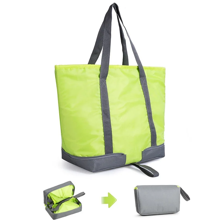 Portable Collapsible Customized Large Capacity Tote Shopping Bag For