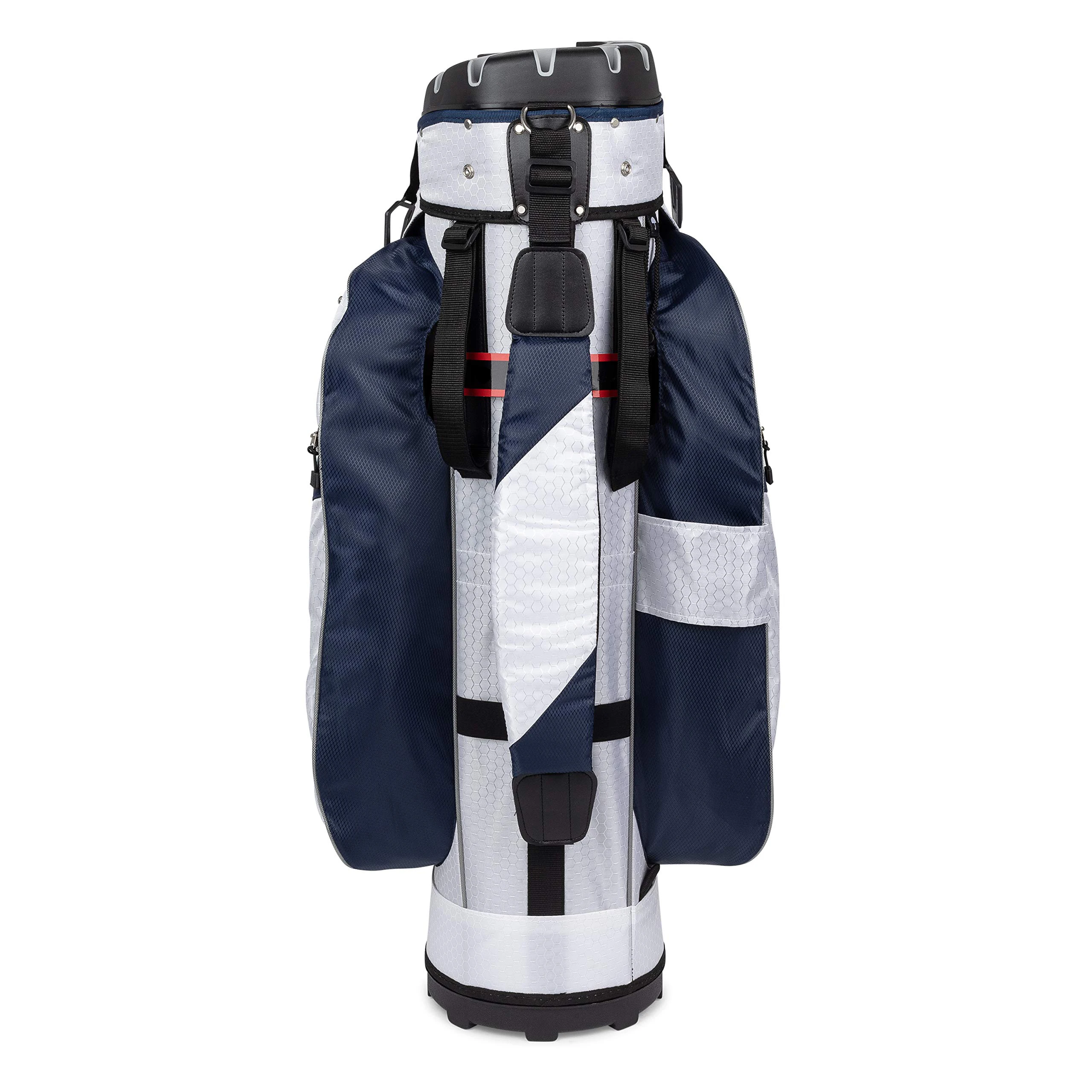 Junyuan 2022 Nylon Golf Cart Bag Leather Customized Golf Caddie Bag